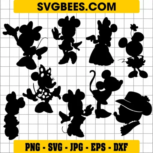 Minnie Mouse Silhouette SVG